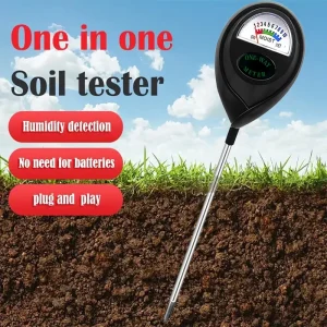 Black Soil Moisture Tester Soil Moisture Meter Monitor for Plants Plant Water Meter