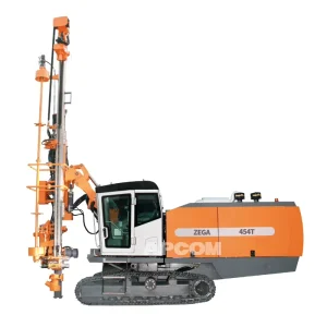 Blasting Drilling Rig with Diesel Compressor and Cabin 454T Hole 115mm 152 mm DTH Hammer Mining Drilling Rig