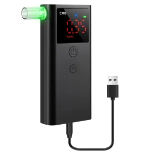 Bluetooth Alcohol Tester and Rechargeable Breathalyzer
