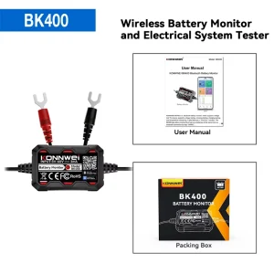 Bluetooth Battery Monitor BK400 Lead Acid Lithium Tester with Temperature Sensor