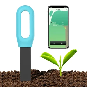 Bluetooth Soil Tester Soil Moisture and Temperature Tester Garden Watering Linkage Soil Detection Sensor SGS01B