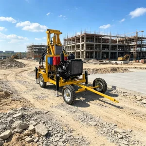 Bore Well Drilling Machine for Mining and Agriculture