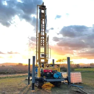 Borehole Drilling Machine180m 260m 200m 300m 400m Hydraulic Water Well Drilling Machine Well Drilling Rig with Mud Pump for Sale