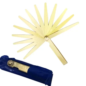 Brass Feeler Gauge Non-magnetic Gap Feeler Gauge 13 Blades /set Size 0.05-1.00mm