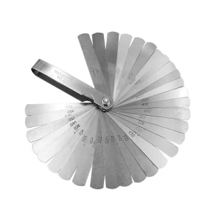 Brass Feeler Gauge Stainless Steel Metric From 0.01 Thickness Gauge 13Blades Set