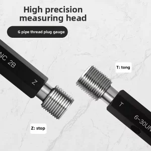British Standard Metal Steel Straight Pipe Thread Gauge Plug Gauge Go No Go G1 1 2 3 4 G2 1 4 1 2 G3 G4 G5 G6