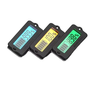 Built-In LCD Digital Battery Capacity Tester and Voltage Indicator for Lithium Batteries, 63V Maximum