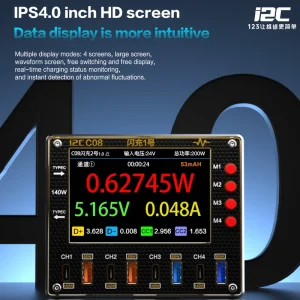 C08 Digital Multimeter, Voltage, Resistance, Capacitance, Diode, and Current Measurement for Phone Repair