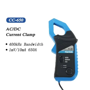 CC 650 AC DC Max. 20 kHz 20mA to 650A DC Current Clamp Meter Multimeter with BNC Connector