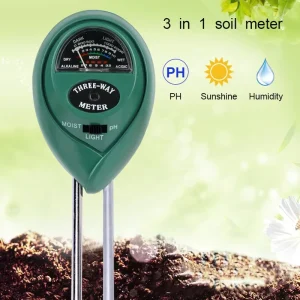 CE Certified 3 in 1 Soil Moisture pH Meter Multifunctional Tester for Gardening Farm Greenhouse