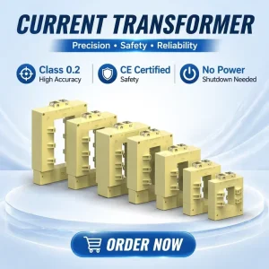 CE Certified Industrial Split Core Current Transformer 250A-6000A Class 0.2 1A 5A for EMS SCADA Energy Monitoring Systems