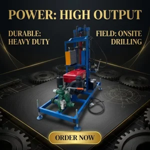 CE Certified Small Water Well Drilling Rig Used in Rural Domestic Water Project Light Weight Easy Movement Efficient Portable