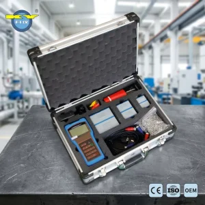CE Certified TUF-2000H Handheld Ultrasonic Flowmeter Portable Clamp-On Chilled Water/Diesel Fuel Pipeline Flow Monitoring