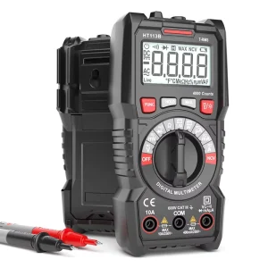 CE ROHS Digital Multimeter Smart True RMS Professional Handheld LCR Tester AC DC Voltmeter Ohmmeter IP40 Dust Water Resistant