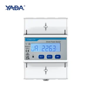CE UKCA RCM Certified Solar Photovoltaic Inverter RS485 Modbus LCD Rail Installation Three Phase Digital Energy Meter