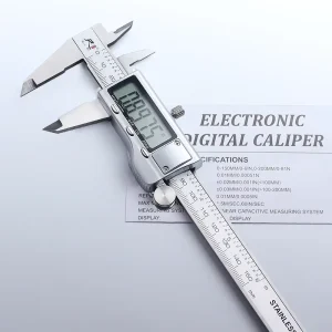 CHIXI 150 300mm + 0.02mm High Precision Digital Vernier Caliper Carbon Steel with Depth Measurement