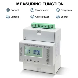 CLass 0.5 1000V Single Phase Solar Panel Smart PV System DC Energy Meter