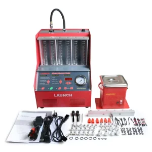 CNC 602A 6-Cylinder Petrol Injector Cleaner and Gasoline Injector Tester Machine