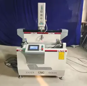CNC Aluminum Profile Drilling and Milling Center with 380V 2x3KW Motor for Windows and Doors