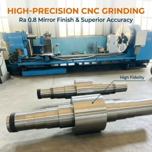 CNC Grinding Support Roller for Industrial Rolling Mills Custom Forged Backup Roll Spare Parts OEM Service Per Drawing