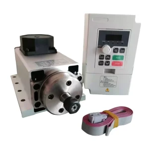 CNC Motor Spindle with Flange 3.5KW, 4.5KW or 7.5KW, 300Hz Air Cooling ER25 220V 18000RPM