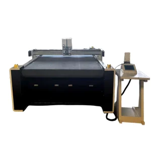 CNC PLC Vibrating Knife Cutting Machine Touch Screen PVC EVA Foam Sports Mats Neoprene Inflatable Products Flooring Multi Layer