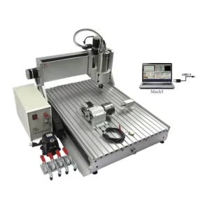 CNC Router 6040 Milling Machine 1500W 4 Axis With USB Port
