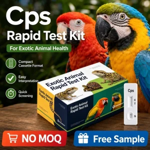 CPS Rapid Test Kit for Parrots, Pigeons, and Exotic Birds Veterinary Use