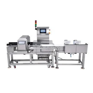 CQ 210 910k Conveyor Food Industry Combo Metal Detector and Check Weigher Machine