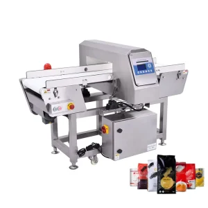 CQ 918 Metal detector Custom Tunnel Conveyor Belt Stainless Steel Metal Detector PVC Coffee Milk Food Industry Line Machine