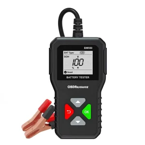 Car Battery System Tester for 6V, 12V, and 24V Batteries, 100-2000 CCA