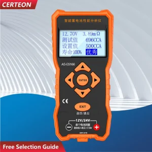 Car Battery Tester 12V 24V Digital Battery Analyzer CCA SOH SOC Internal Resistance Charging Cranking Alternator Test
