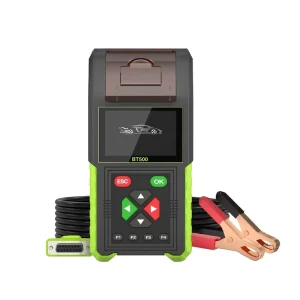 Car Diagnostic Tool for Cars & Motorcycles BT500 20 2000CCA Auto Battery Analyzer Alternator Starter Tester with Thermal Printer