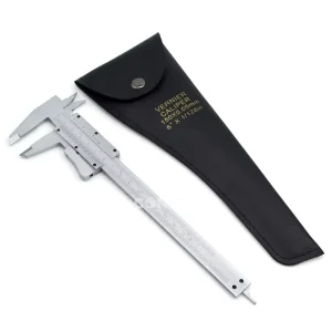 Carbon Steel 150mm 200mm 300mm Open Block Auto Lock Vernier Caliper with Thumb Clamp