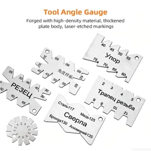 Carbon Steel Stamping With Chrome Plating Multi Angle Template Gauge for Machining and Tool Setting