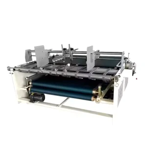 Carton Fold Glue Machine Semi Automatic Gluing Pressing Machine Double Sheets Carton Gluing Machine