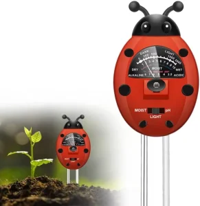 Cartoon Shape Cute One Way Soil Tester PH Meter Soil Moisture Meter Monitor Temperature Sunlight 3 in 1 Soil Tester Kit