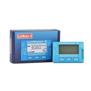 CellMeter 8 2-8S Digital Battery Discharger Servo Tester and Narrow Frequency Tester