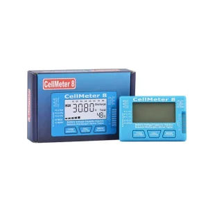 CellMeter 8 2-8S Digital Battery Voltage Capacity Checker and Servo Tester for RC LiPo Li-Ion NiMH NiCd Batteries