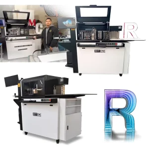 Channelume Folding Aluminum Coils Signs Making Channel Letter Bending Machine for Sale 3D Letter Bender
