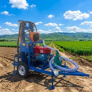 China Made Portable 60m 80m 100m 150m 200m Water Well Drilling Rig 30HP Water Well Drilling Machinery