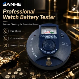 Circular Watch Battery Tester Tool