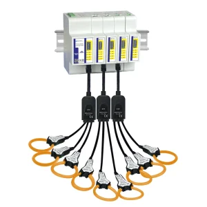 Clamp on Power Meter ME131 3 Phase Power Consumption Multi Circuit Current Monitoring Rogowski Energy Efficiency Power Meter