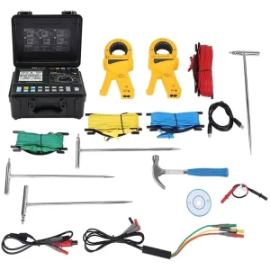 Clamps USB Interface 30KOhm Earth Tester Ground Resistance Meter