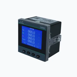 Color Screen High precision Three phase Electric Energy Meter ES600C 0.2S Accuracy 1 Channel 100M High speed Ethernet