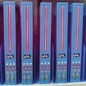 Column Style 2 Channel Air Gauge Pneumatic Measuring Equipment Support Statistical Analysis
