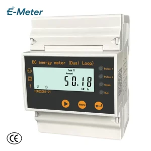 Compact DC Electricity Meter 0.5S Grade CE Certified for Solar PV System Industrial Use