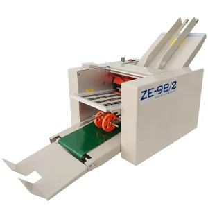 Compact Design Automatic Computerized 2 Fold Paper Folding Machine Motor 9B 2 for A3 A4 Sheets Precision Folding 80m min Speed