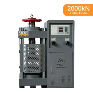 Computer-Controlled 2000 kN Hydraulic Tensile and Compression Strength Tester
