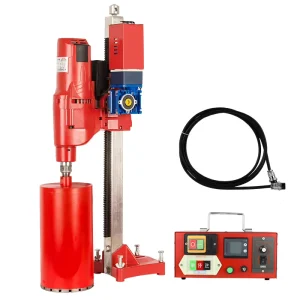 Concrete Coring Drill 255MM Manual Machine 110V Motor High Efficiency Semi Automatic Drilling